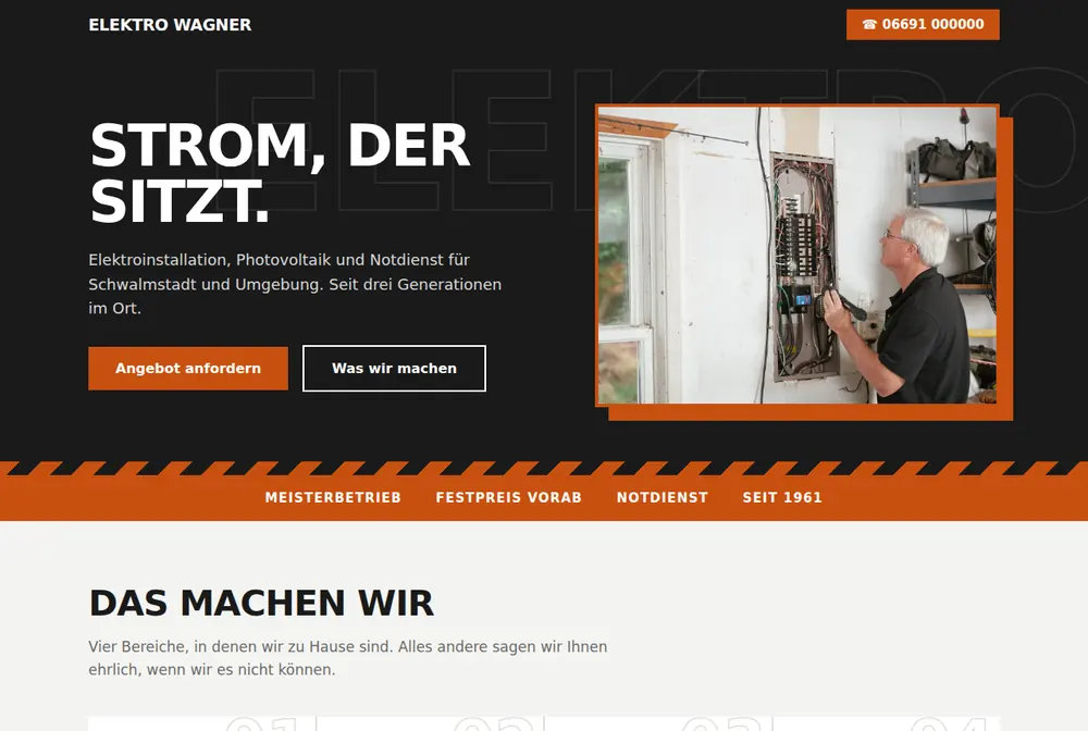 Vorschau der Vorlage Handwerk & Bau